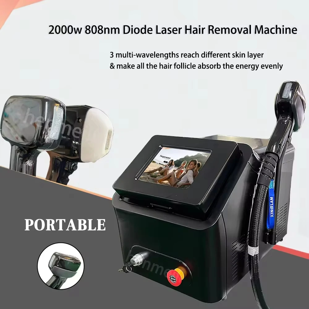 

Best 4000W 3 Wavelength 808nm diode laser hair removal machine Germany bar 808nm diode hair removal laser beauty machine