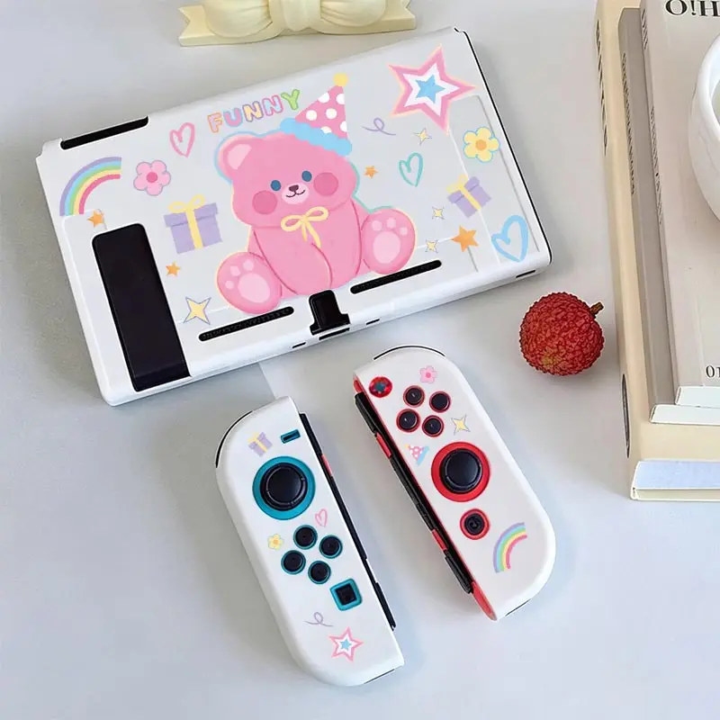 Protective Case Accessories Anti-Scratch Shell Protector TPU Split Protective Case for Nintendo Switch NS Game Console