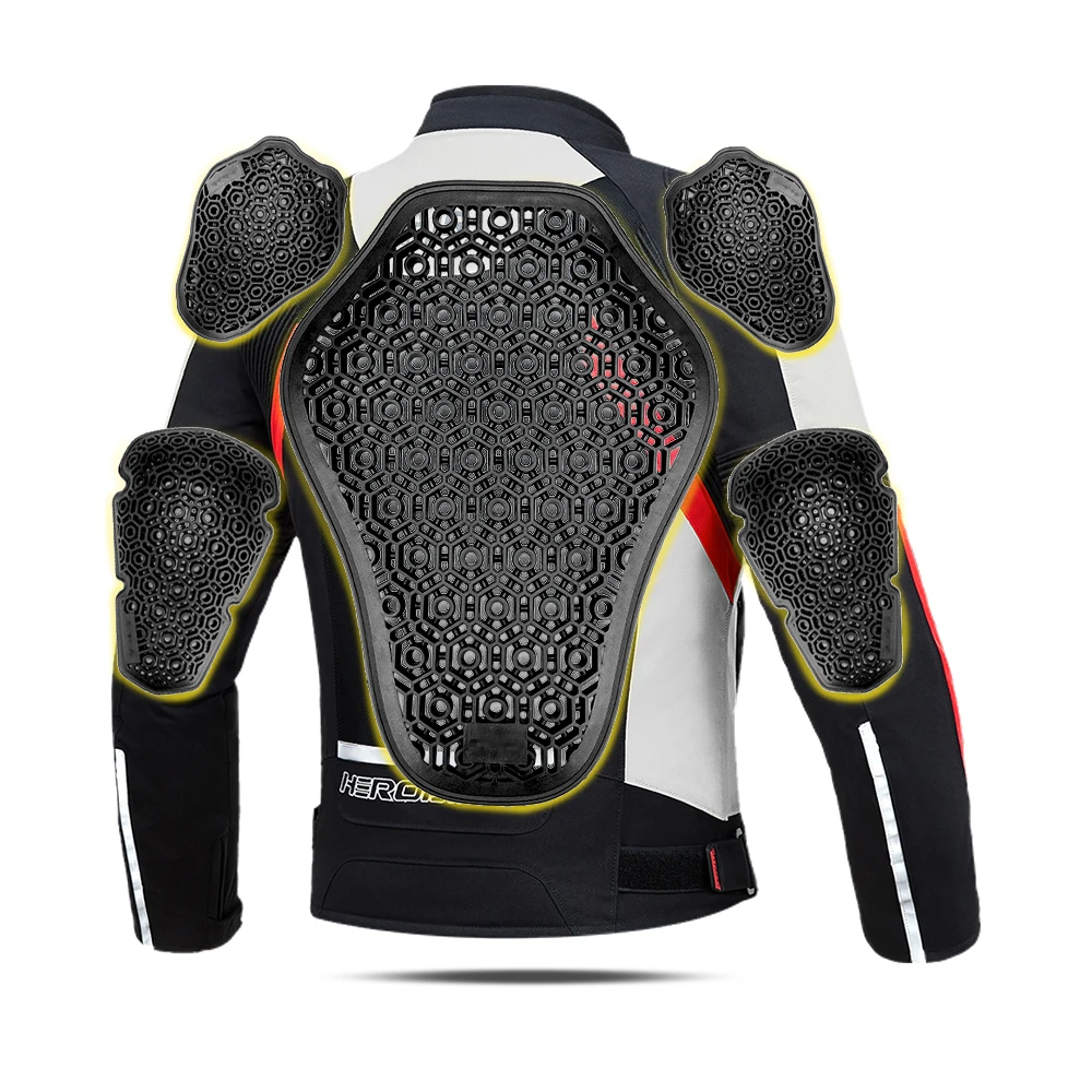 

Motorcycle Protective Equipment With Built-in Jacket Protection For Chest Back Knees Shoulders Racing Protective Equipment