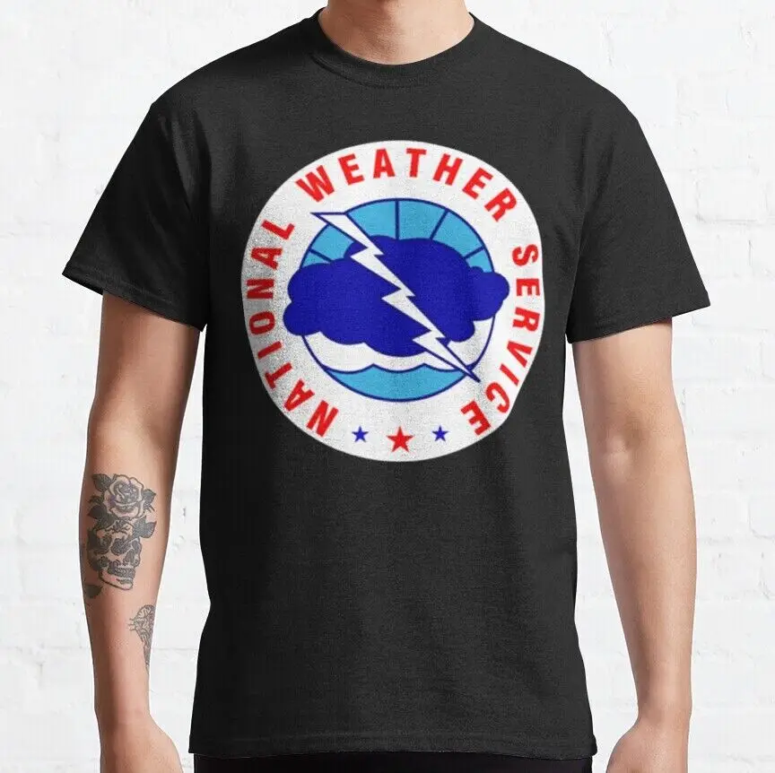 NWS National Weather Service Logo Classic T-Shirt Essential  Fast ShippingAnime Pattern Summer Clothing