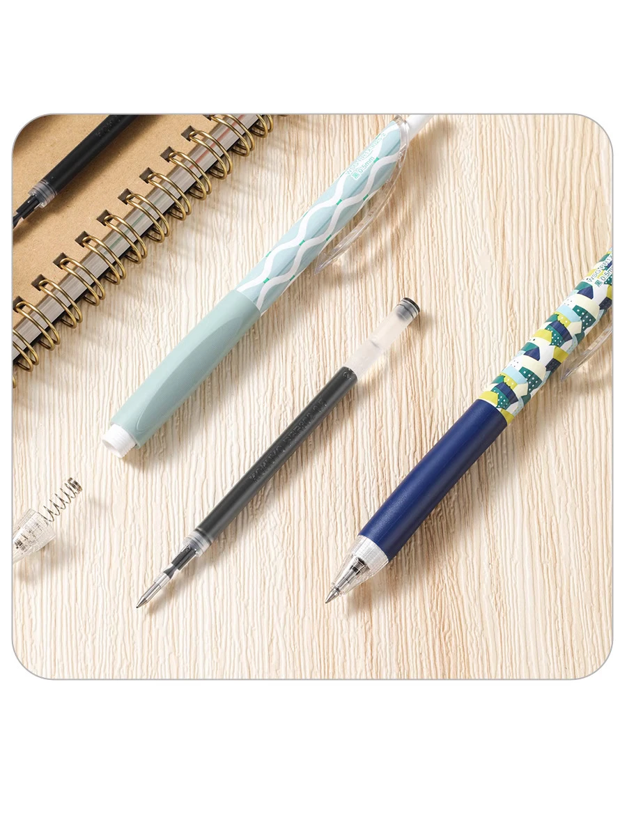 1pc Japan Kokuyo Gel Pen Quick Dry Black Pen 0.5mm Interchangeable Core Japanese Stationery Office School Supplies