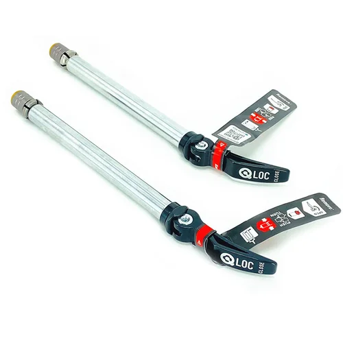 Palanca de liberación rápida para bicicleta SR SUNTOUR Q-LOC2 Original, eje pasante de 15mm x 100mm, 15mm x 110mm, bujes de rueda delantera de bicicleta, eje pasante