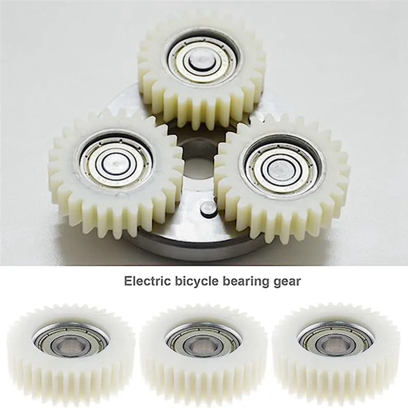 Per Bafang Motore Bicicletta Elettrica Trasmissione Gear Pezzi di Ricambio Denti In Nylon 38mm Denti Sole Denti Anello Interno