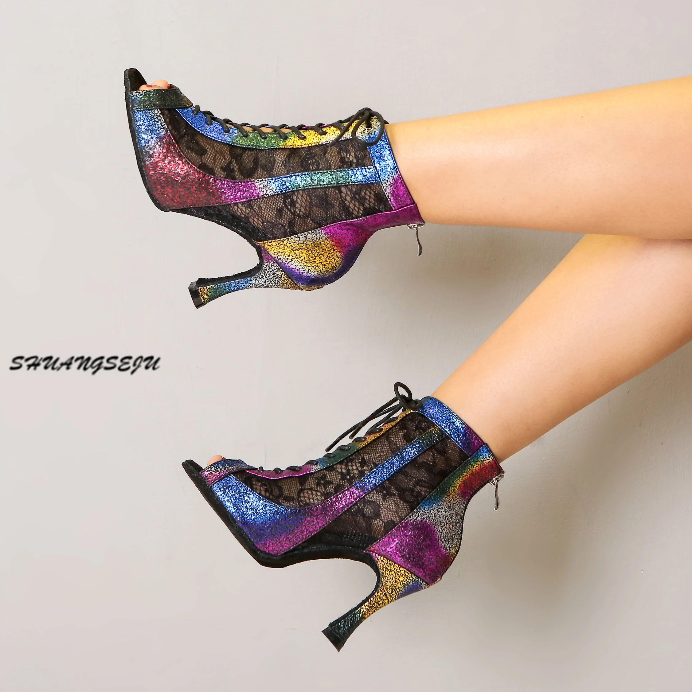 2025 New Latin Dance Boots Ladies Girls Salsa Tango Dance Shoes Indoor Sports Dance Shoes Professional Ballroom Dance Shoes