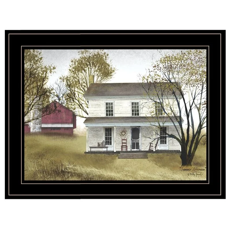 

Summer Afternoon Framed Print Black Frame Ready to Hang
