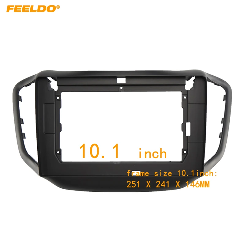 

FEELDO Car 2Din Audio Face Plate Fascia Frame For Chery Tiggo 5 10.1" Big Screen Radio Stereo Panel Dash Mount Refitting Kit