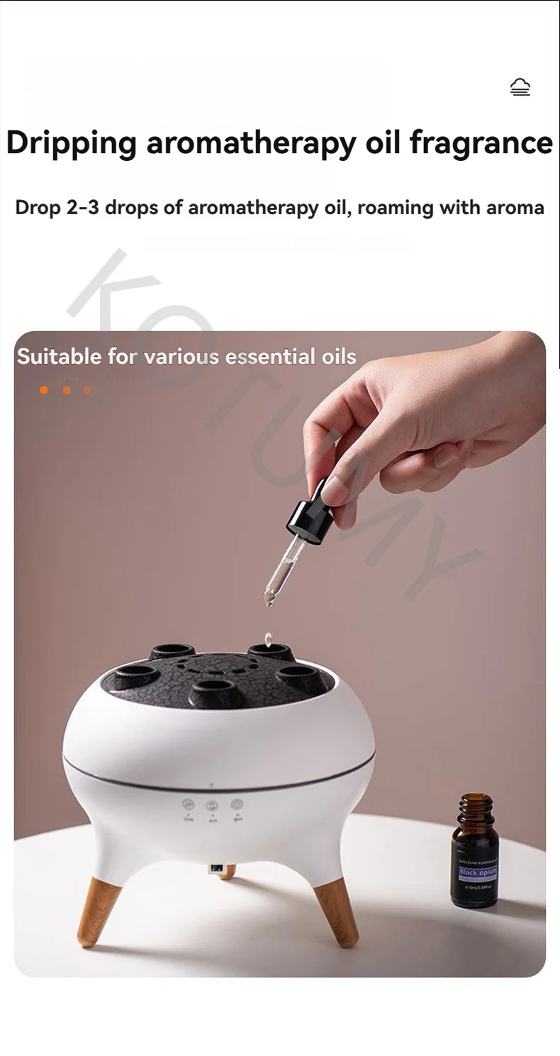 Timed Power Jellyfish Humidifier Aromatherapy Diffuser Remote Control Bedroom Humidifier