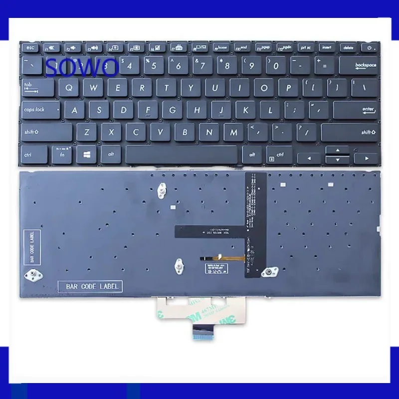 New Keyboard with backlit for ASUS  Zenbook UX433 UX433F U4300F