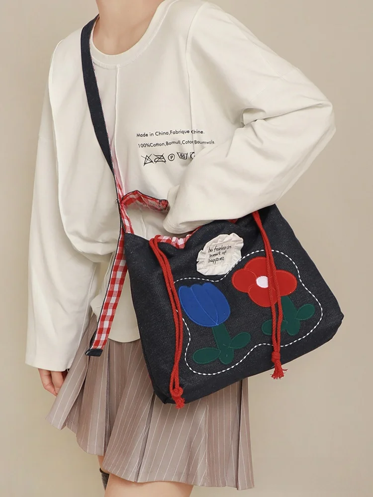 bolsa-tote-de-lona-bordada-com-flores-estilo-coreano-para-mulheres-casual-ande-capacidade-bolsa-de-ombro-Unica