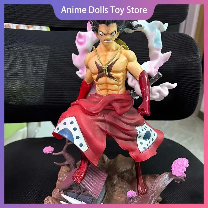 

One Piece Gear Fourth Luffy 32cm Action Figure Snake Man Anime Cartoon Model Toy Statue Doll Desktop Decor Collection Kid Gift