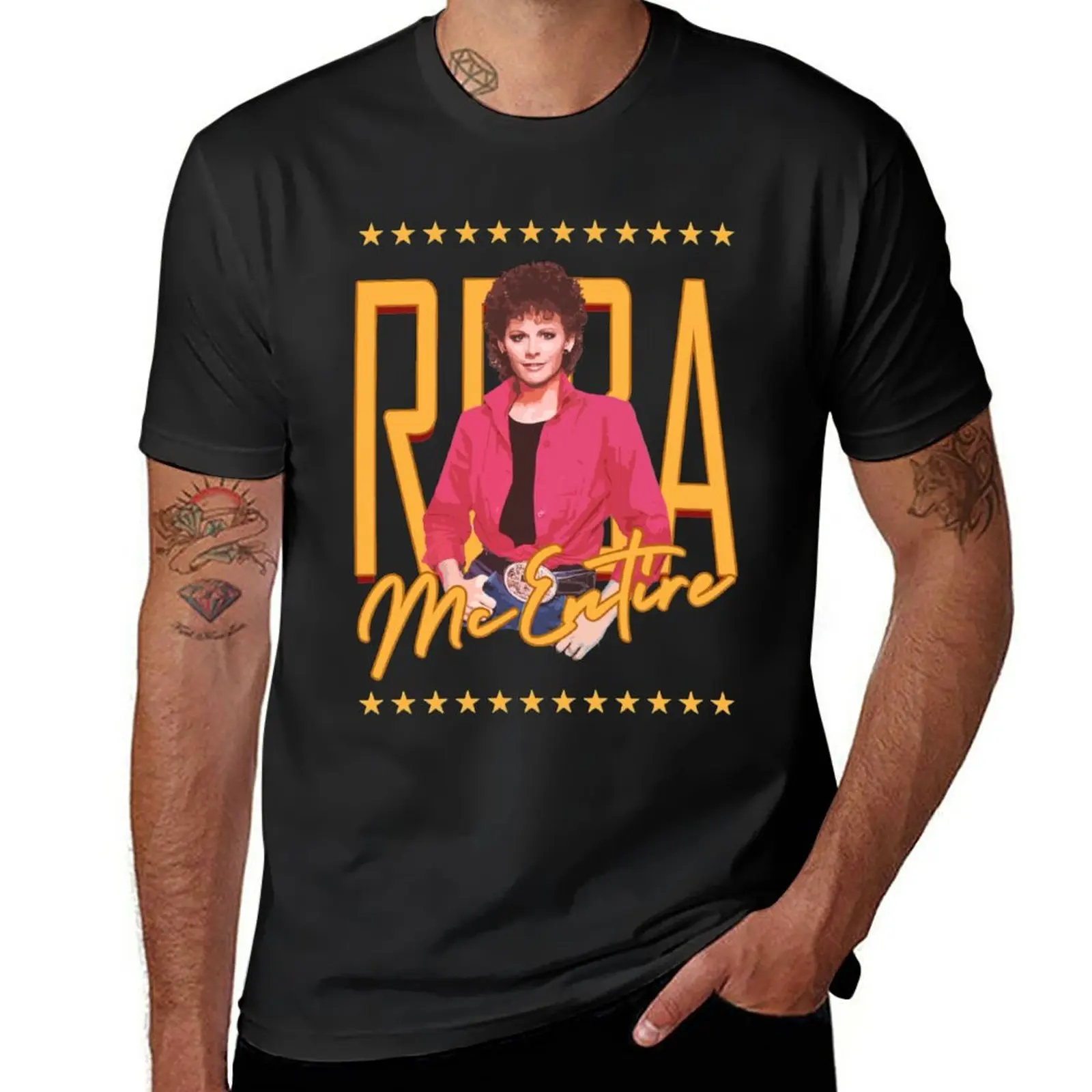 New Reba Mcentire T-Shirt T-shirt short aesthetic clothes summer clothes Short sleeve mens graphic t-shirts anime