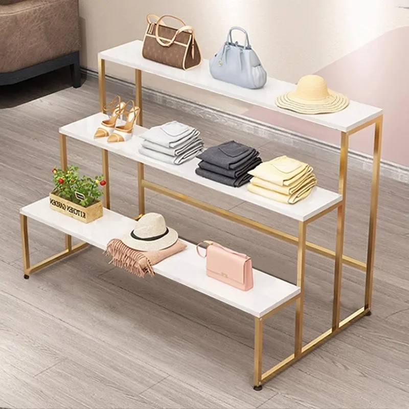 Clothing Store Nakajima Display Stand Shopping Mall Cosmetics Product Booth Bag Shoes Shelf Promotion Booth