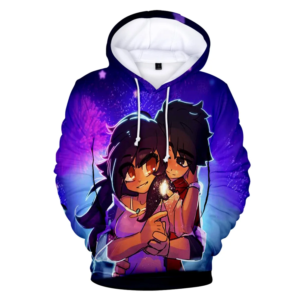 Aphmau-Hoodie de impressão na moda unissex, hoodie casual, tops confortáveis, hip hop, todos os jogos, harajuku