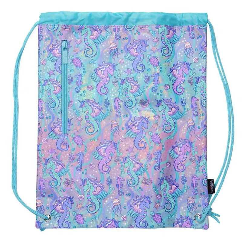 In Stock Smiggle Children\'S Large Capacity Tutoring Bag Convenient Bundle Pocket Drawstring Bag Elementary School Storage Bag