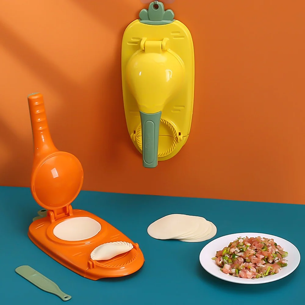 1pcs Dumpling Maker Multi Functional Manual Dough Dumpling Press Maker Household Dumpling Wrapper Pressing Mold Kitchen Tool