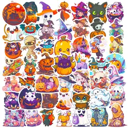 10/50/100PCS Cute Gothic Halloween Horror Witch Ghost Stickers Decal Car Guitar Motorcycle Luggage Suitcase Decoration Sticker