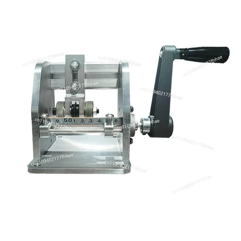 Manual Mini Edge Banding Strip Slitting Machine Hand Crank Edge Banding Belt Cutter Split Into Two Sheet with The Same Color