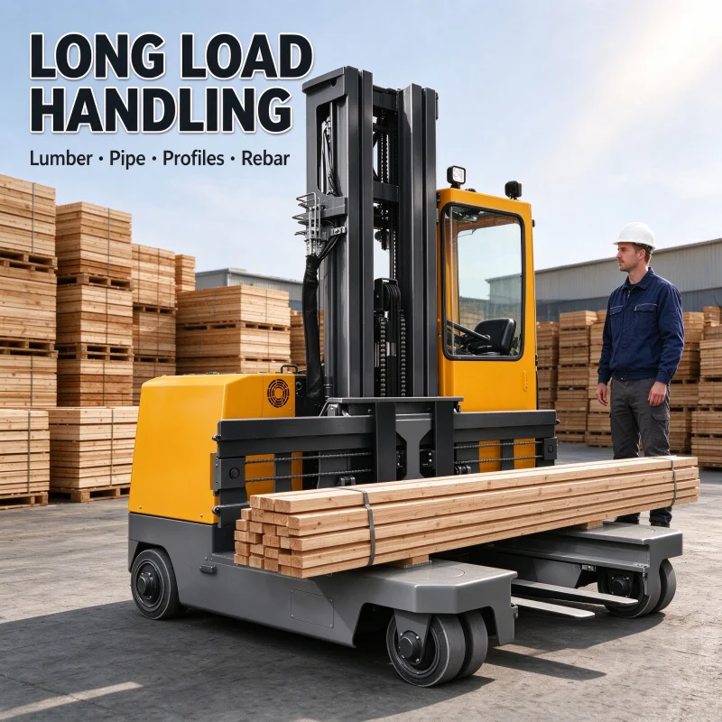Multi Directional Electric Forklift 360 Degree Rotation Lift Maximize Warehouse Storage Capacity Certified Manufacturer
