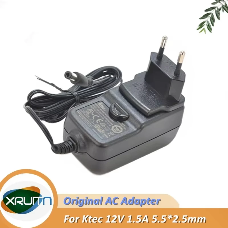 

Genuine KTEC KSAS0181200150D5 12V 1.5A 18W AC Adapter Charger 5.5*2.5mm UK/EU/AU Plug