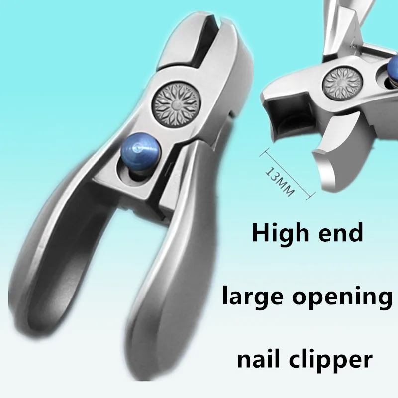 

Stainless Steel Professional Mini Nail Clippers High Quality Large Opening Manicure Fingernail Cutter Ingrown Toenail Scissors