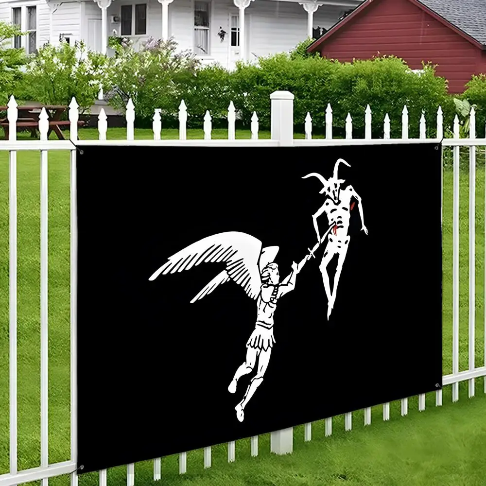 Pirate Forward Observations Group Flags Aesthetic Wall Tapestry Printed Wall Hanging Living Room Party Outdoor Decor