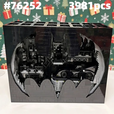 

Конструктор Batcave Shadow Box: Классическая модель 1989 года, 3981 деталь, декор для дома, игрушки, подарки на день рождения, 76252