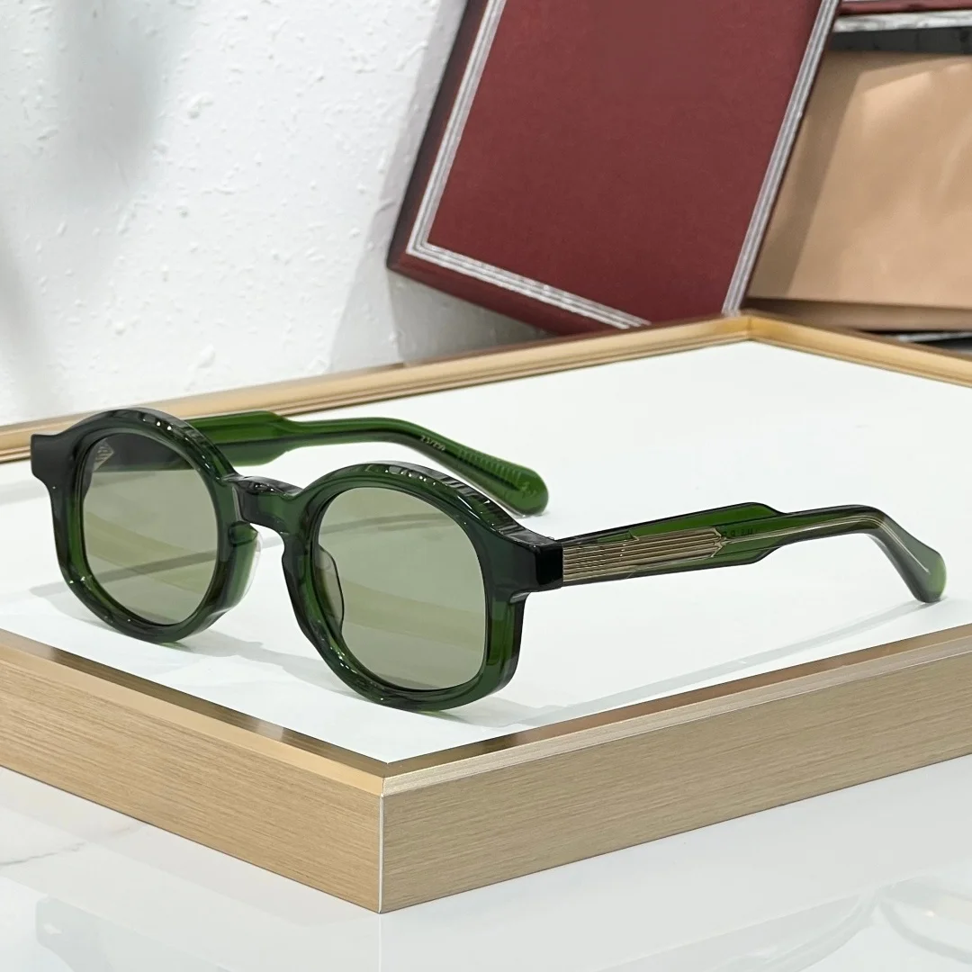 JM petrus 47-28-146 Top Quality Mens Sunglasses for Women Classic Punk Luxury Acetate UV400 Designer Sunglasses With Box