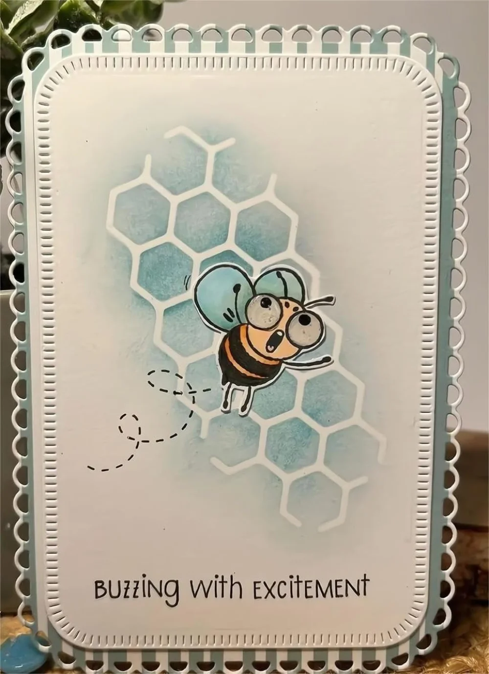 Happy Bee Day Postzegels En Dies Ingesteld Voor Het Maken Van Scrapbooking-Diy-Albumbenodigdheden