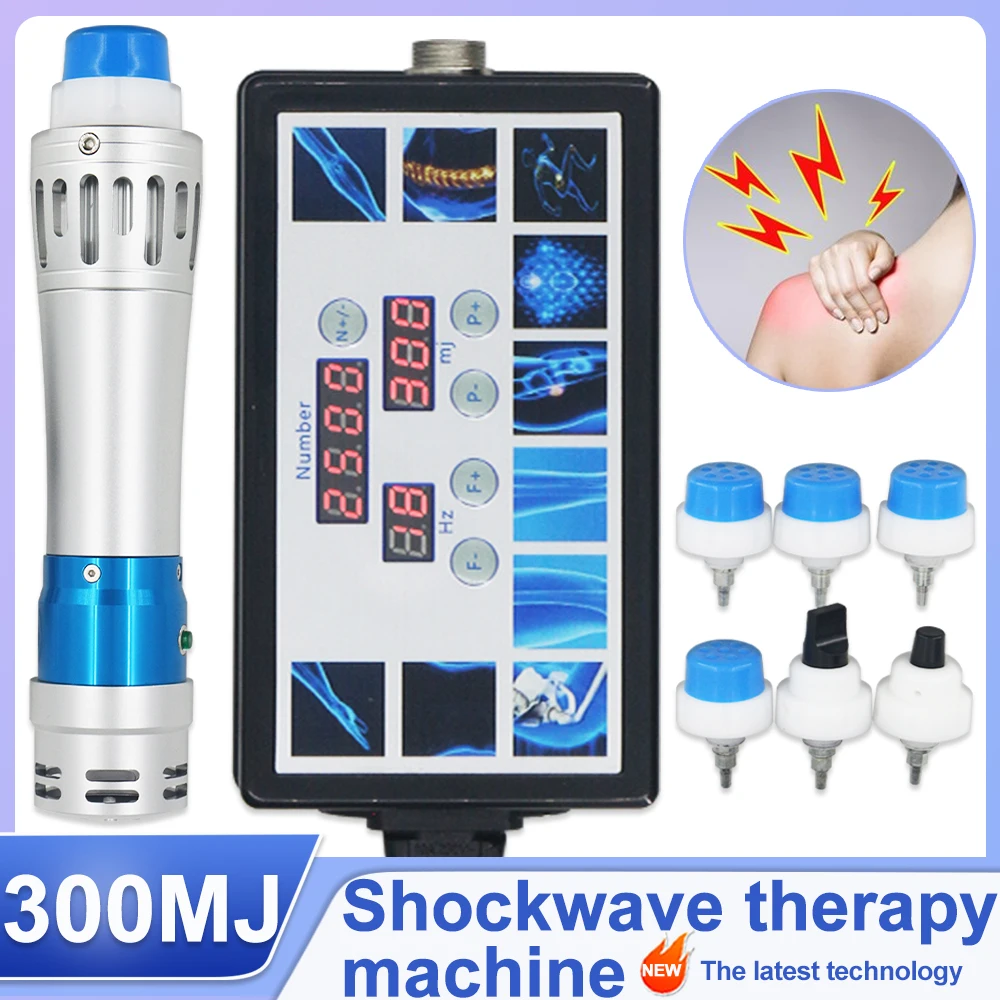 

300MJ Shockwave Therapy Machine For ED Treatment And Patella Tip Syndrome Pain Relief Muscle Relaxation Massager NewShock Wave