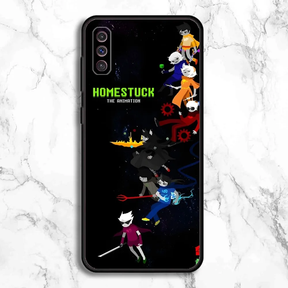 H-Homestuck T-Trolls Phone Case For Samsung Galaxy A13,A21s,A22,A31,A32,A52,A53,A71,A80,A91 Soft Black Phone Cover