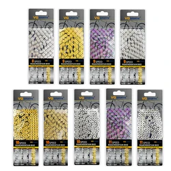 VG Sports Bicycle Chain 8 9 10 11 Speed Ultralight Bike Chains Half Hollow Silver Gold Colorful Mountain Road Bike Chain 116L