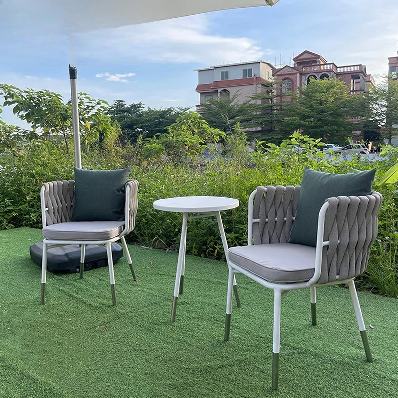 

Outdoor rope table and chairs Living room Cafe Hotel small coffee table