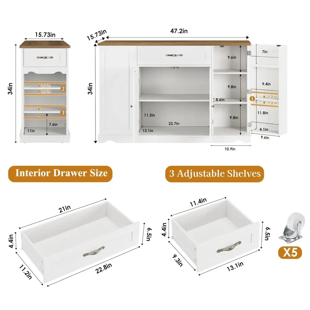 Thumbnail 3 - #7 Rolling Kitchen Islands List of Top Picks