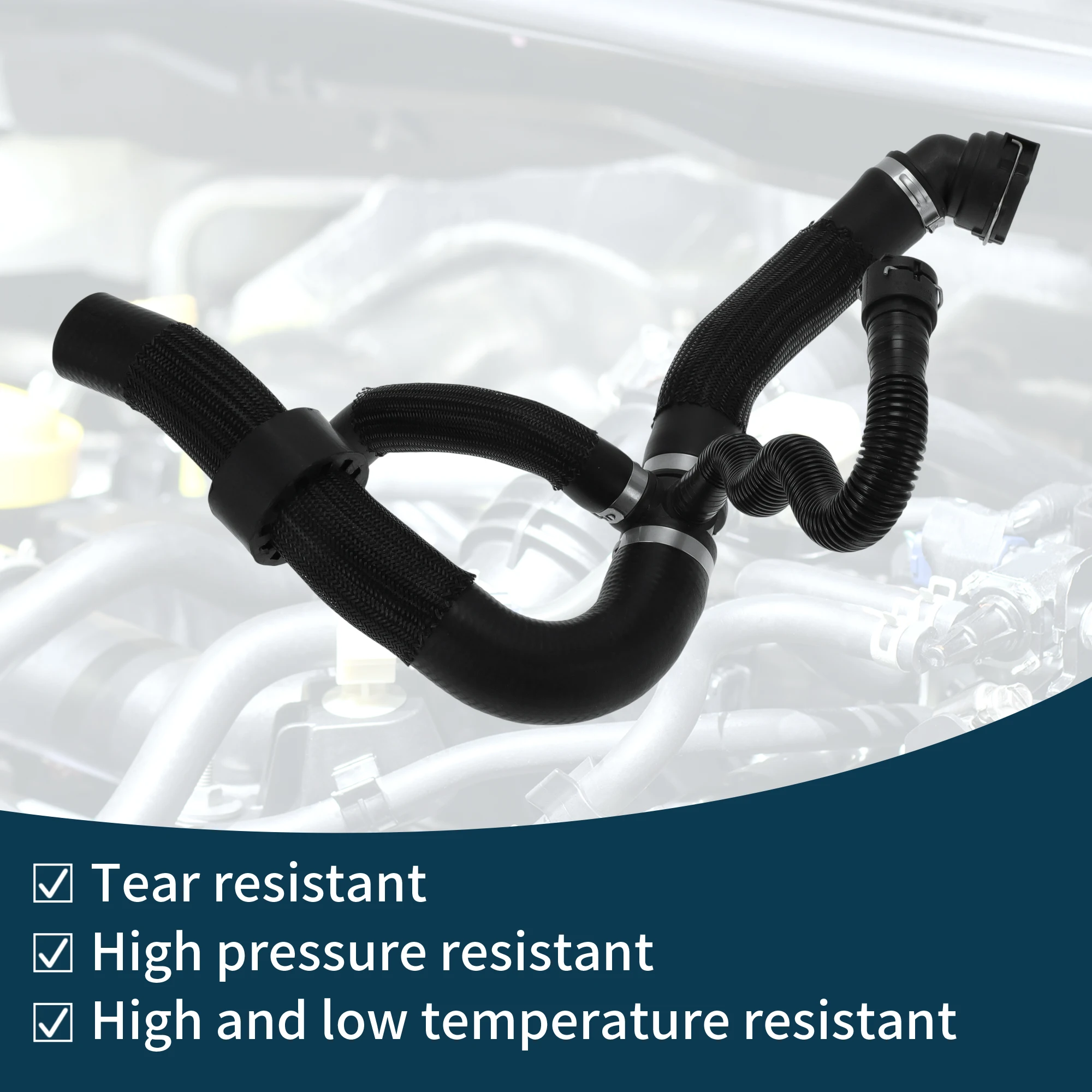 Motoforti خرطوم المبرد سخان خرطوم المبرد المخرج خرطوم الأنابيب ل Jeep Renegade 17-21 No.68440687AA خرطوم المبرد