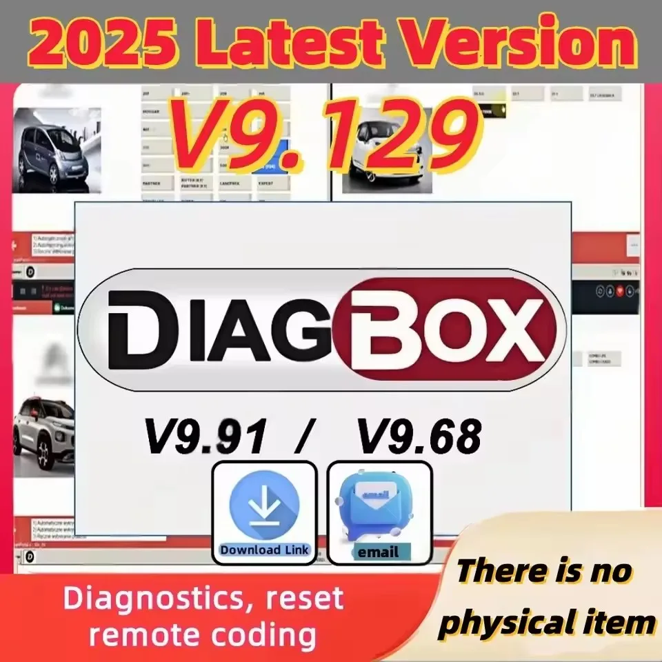 Diagbox V9.96 V9.91 V9.68 V8.55 Herramienta De Diagnóstico Autodata Vivid Workshop Para Software De Reparación Automotriz