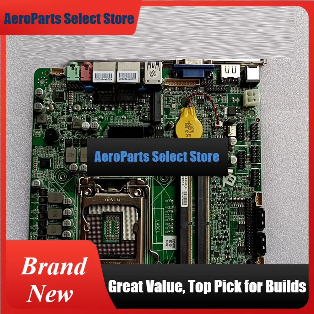 AeroPartsDual Network Card Industrial Control Motherboard ITX-B310C-2L
