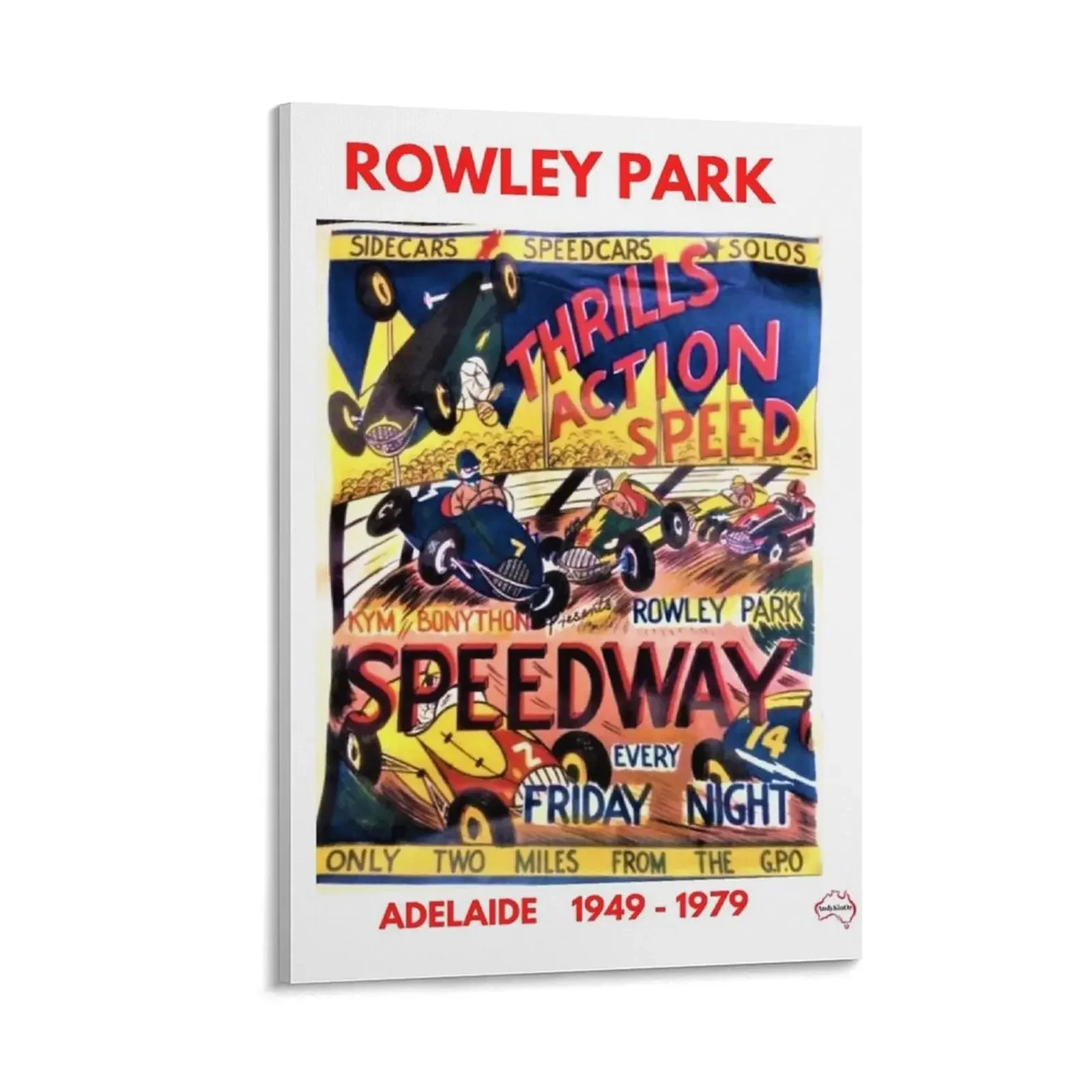 

Rowley Park Speedway, Adelaide Canvas Painting Decorative prints wall painting decor decorative wall poster