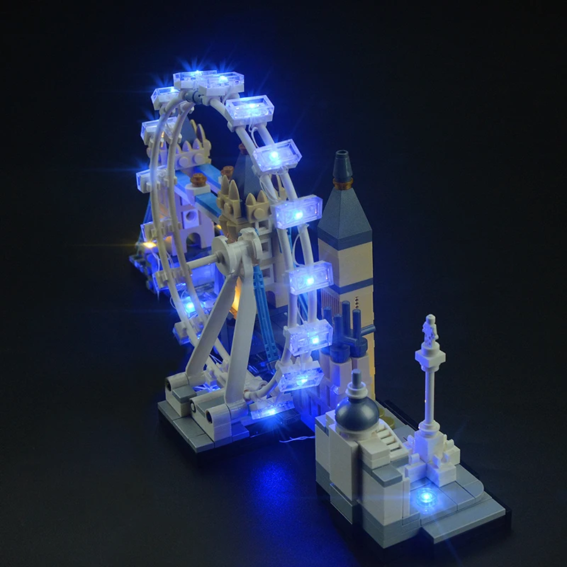 Kit luce LED fai da te per Set di blocchi LEGO 21034 (solo luce a LED, senza modello di blocchi)