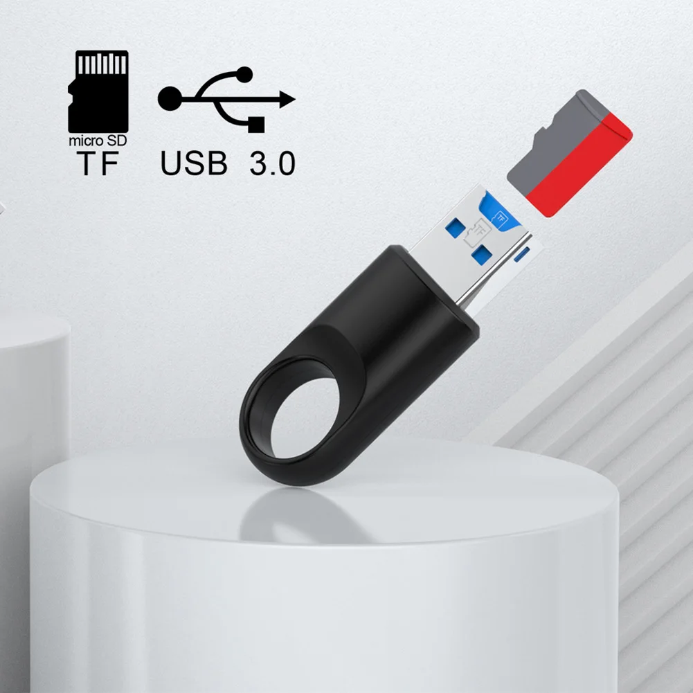 Lector de tarjetas SD de alta velocidad, adaptador de lector de tarjetas de memoria USB 3,0 para PC/portátil/teléfono inteligente/Grabadora de conducción