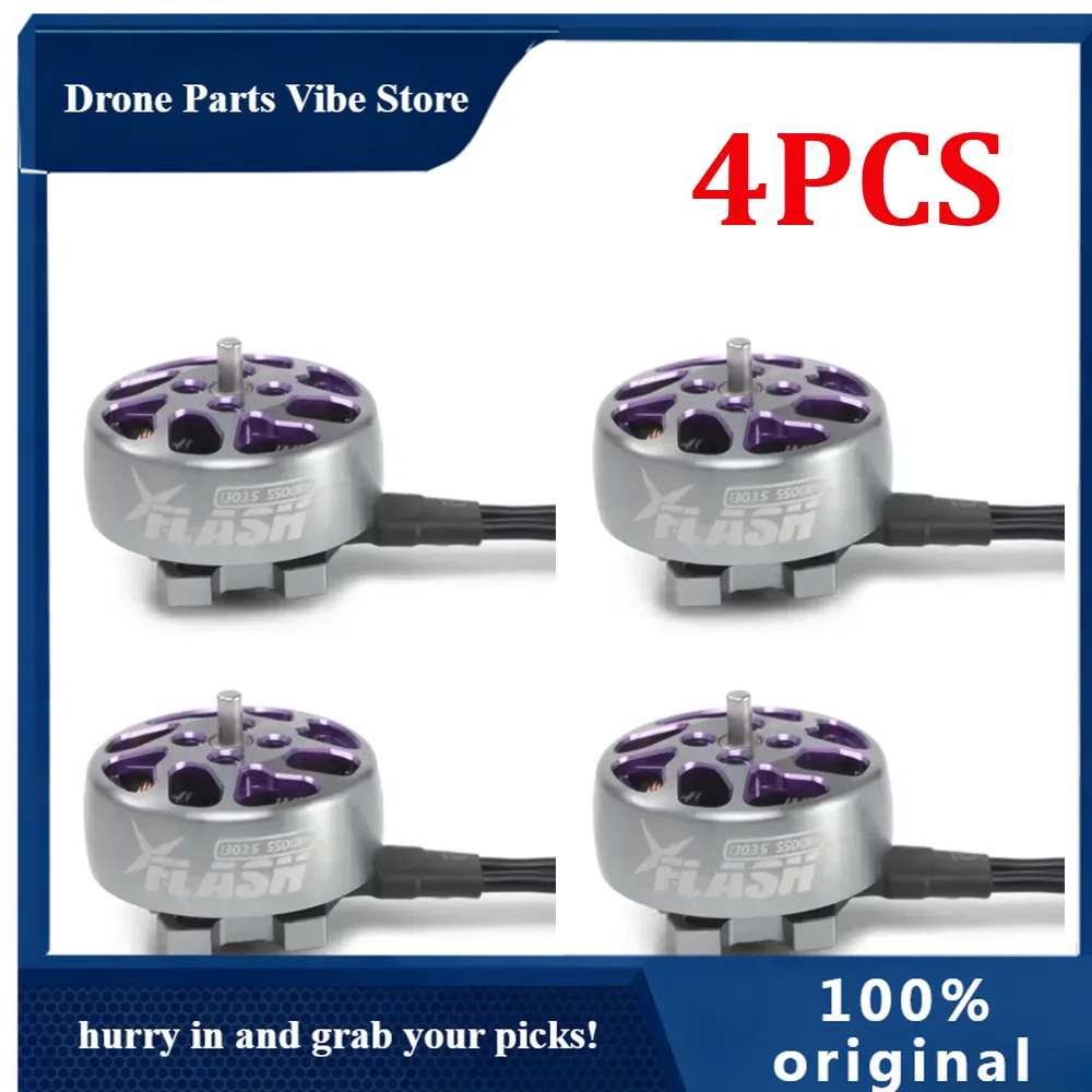 

Fy4PCS FlyFishRC Flash 1303.5 5500KV 4S Brushless Motor For FPV 2.0 inch Cinewhoop 2.5 inch Toothpick Drones
