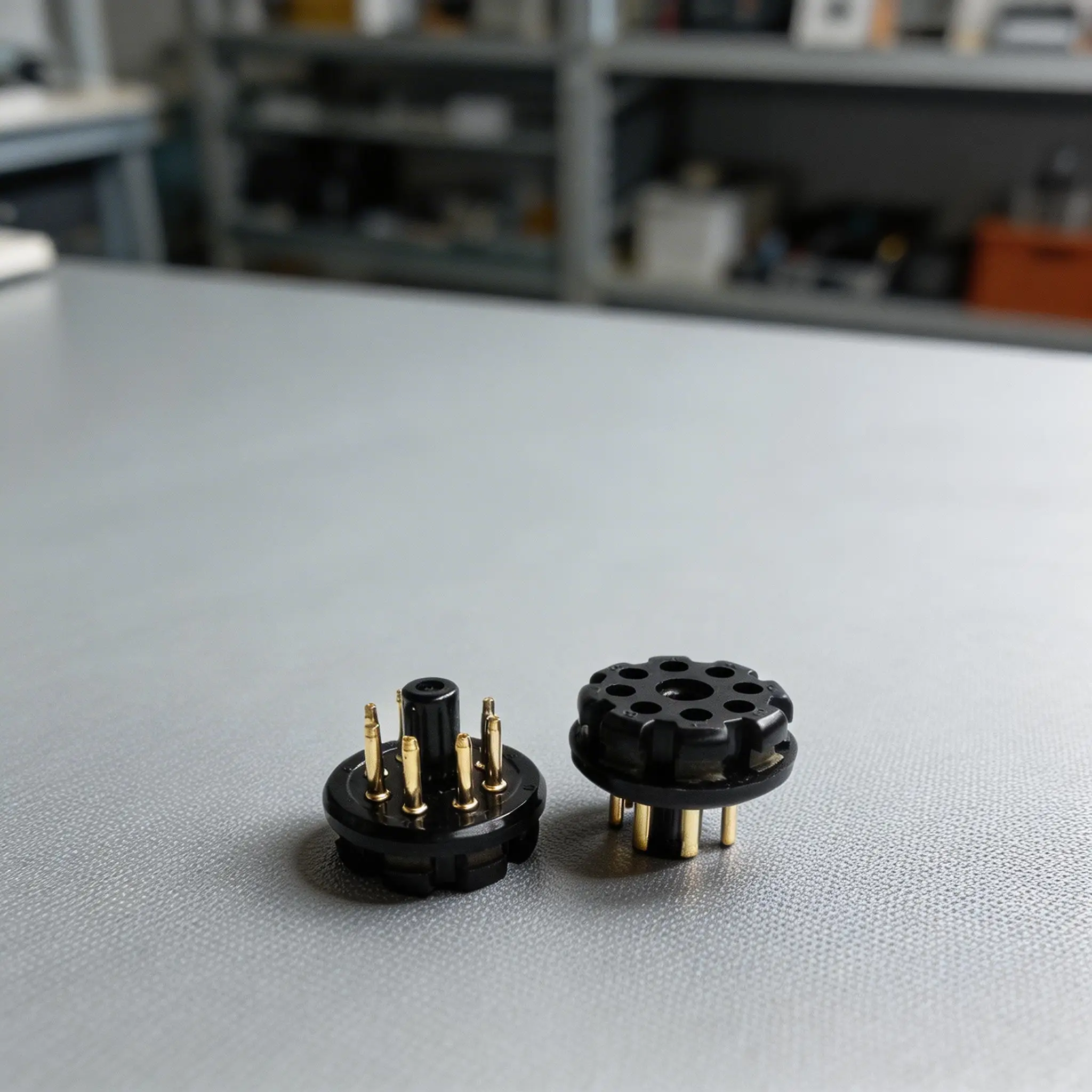 8Pins Bakelite Tube Socket Octal Pin-Plug Base GZS8-B For KT66 KT88 6SL7 6SN7 Vacuum Tube Audio  Electrical Equipment