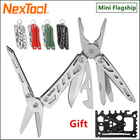 NexTool Mini Flagship 10 in 1 Multitool Portable Pocket Knife EDC Keychain Multi Tool Folding Pliers Scissors Bottle Opener