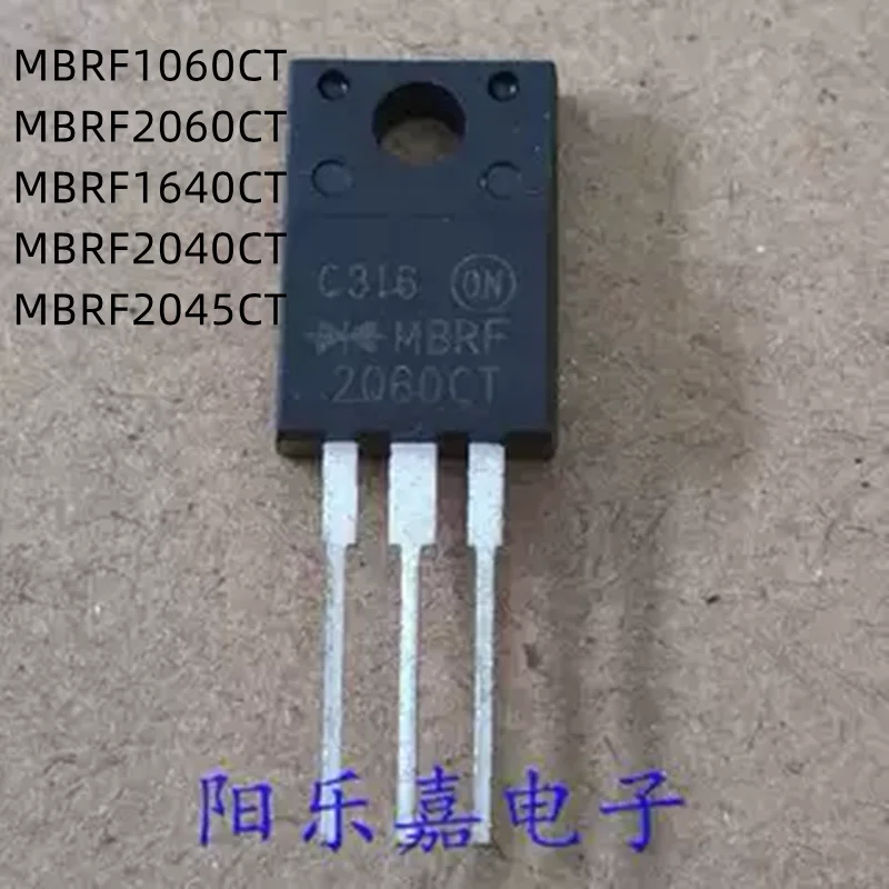 10Pcs/Lot MBRF1060CT MBRF2060CT MBRF1640CT MBRF2040CT MBRF2045CT TO-220F New Schottky Diode