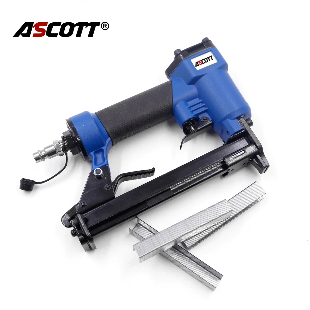 

Air Stapler 8016 Brad Nail Gun 21 Gauge Crown Size 12.8mm Home Decorating Wood Framing Pneumatic Nailer for Sofa