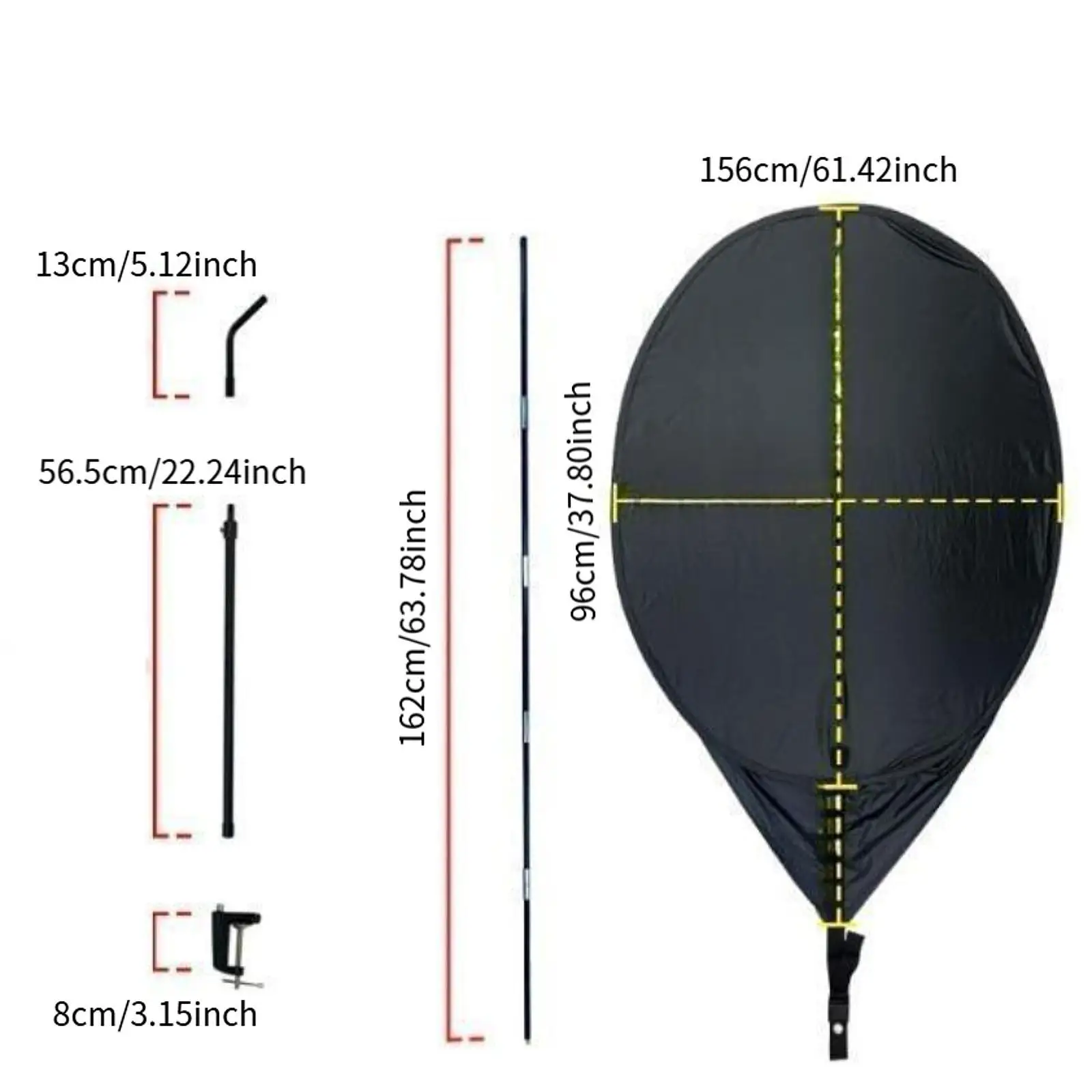 مظلة مكتب مكتب، خفيفة الوزن، دوارة، محمولة، سهلة التجميع، ملحقات قابلة للطي، مظلة مكتب