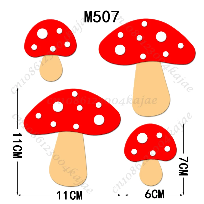 Grzyb nowe wykrojniki 2024 nowości Scrapbooking nóż 16 MM odpowiedni do większości drewnianych matryc do cięcia