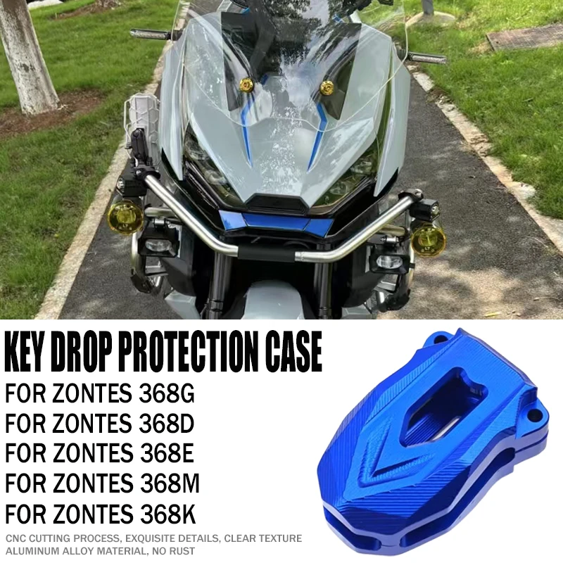

For Zontes 368G 368E 368K 368M 368D Motorcycle Remote Control Key Protective Shell Anti-drop Key Decoration Cover Accessories