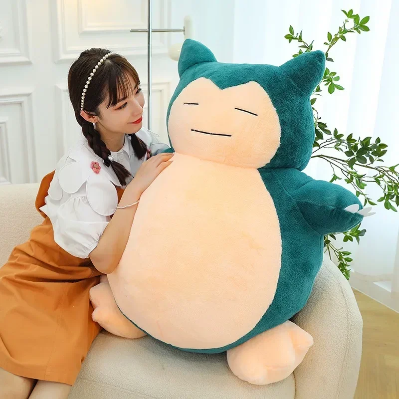 

Big Size 60cm Pokemon Cute Snorlax Anime Plush Toys Pokémon Monster Plushies Soft Stuffed Animal Peluche Gifts