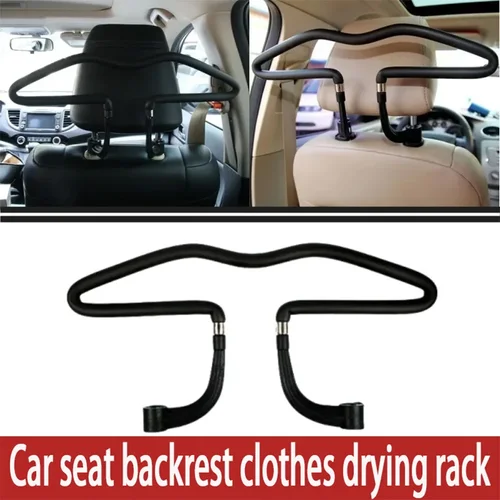 Perchero para coche, soporte para reposacabezas, soporte para ropa, estante Universal para asiento trasero de coche, organizador, accesorio de viaje, perchero para asiento