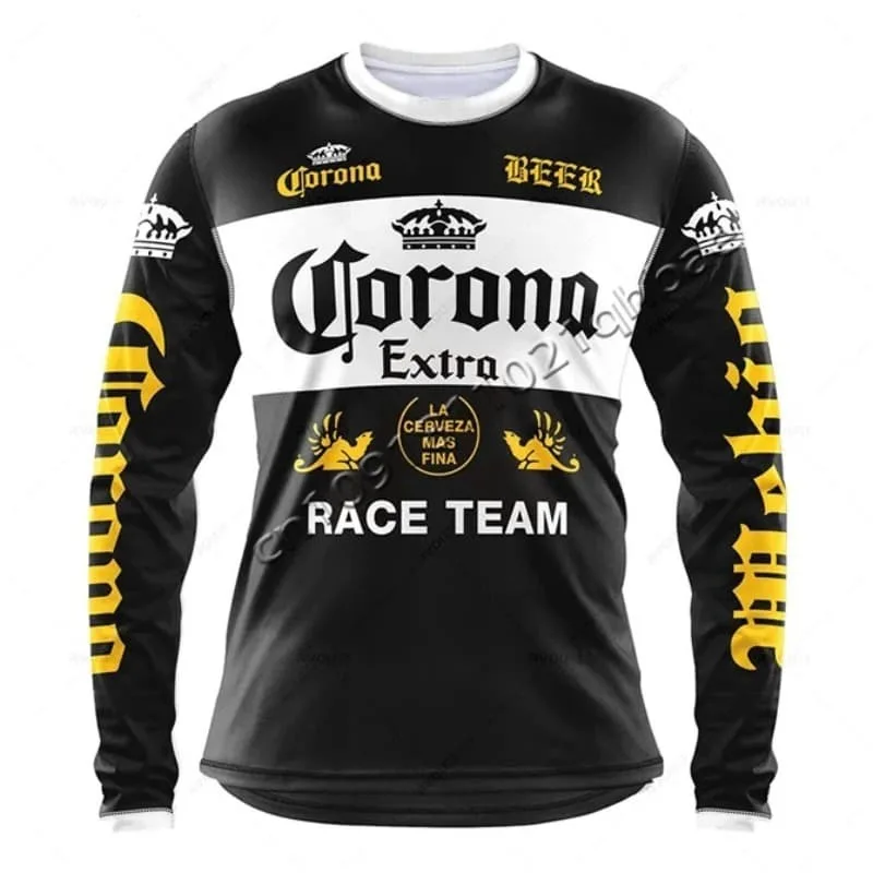 

Road Men's Cycling Motocross Jersey Mtb Downhill Jersey Mountain Bike Dh Breathable Jersey Sportswear Loose Comfortable Clothing